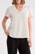 Theory Crepe V-Neck Top