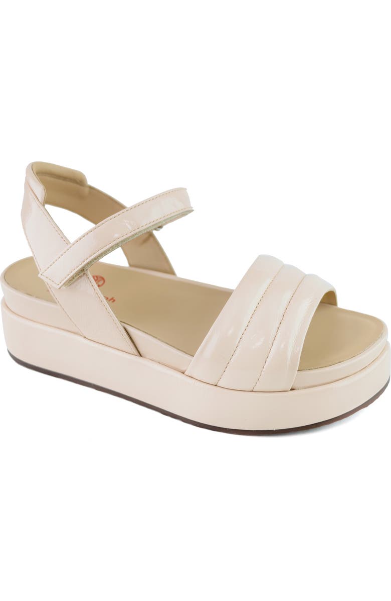 Marc Joseph New York Catherine Lane Ankle Strap Platform Wedge Sandal, Main, color,