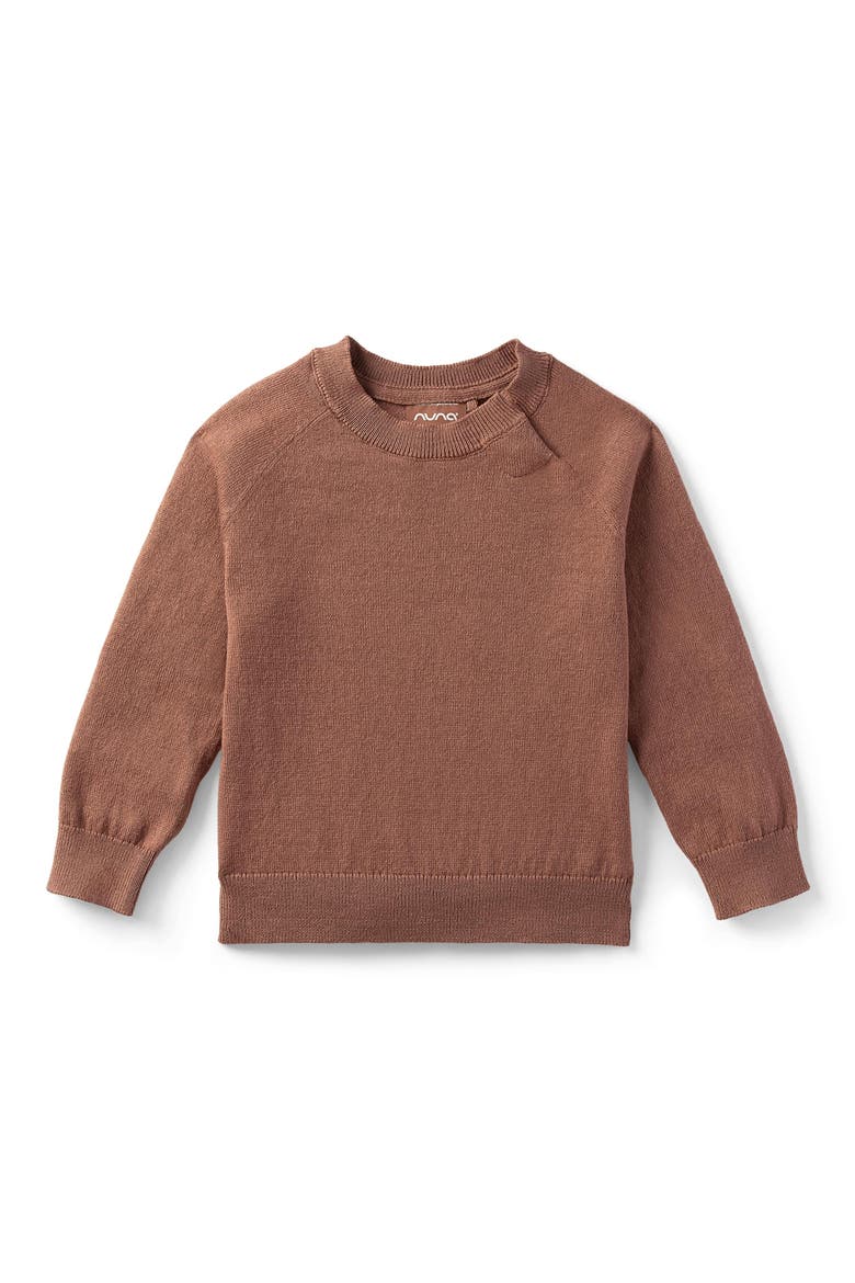Supima Cotton 2-Piece Sweater Set, Alternate, color, SIENNA