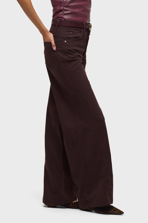 Hudson Jeans James High-rise W/ Seaming In Brown