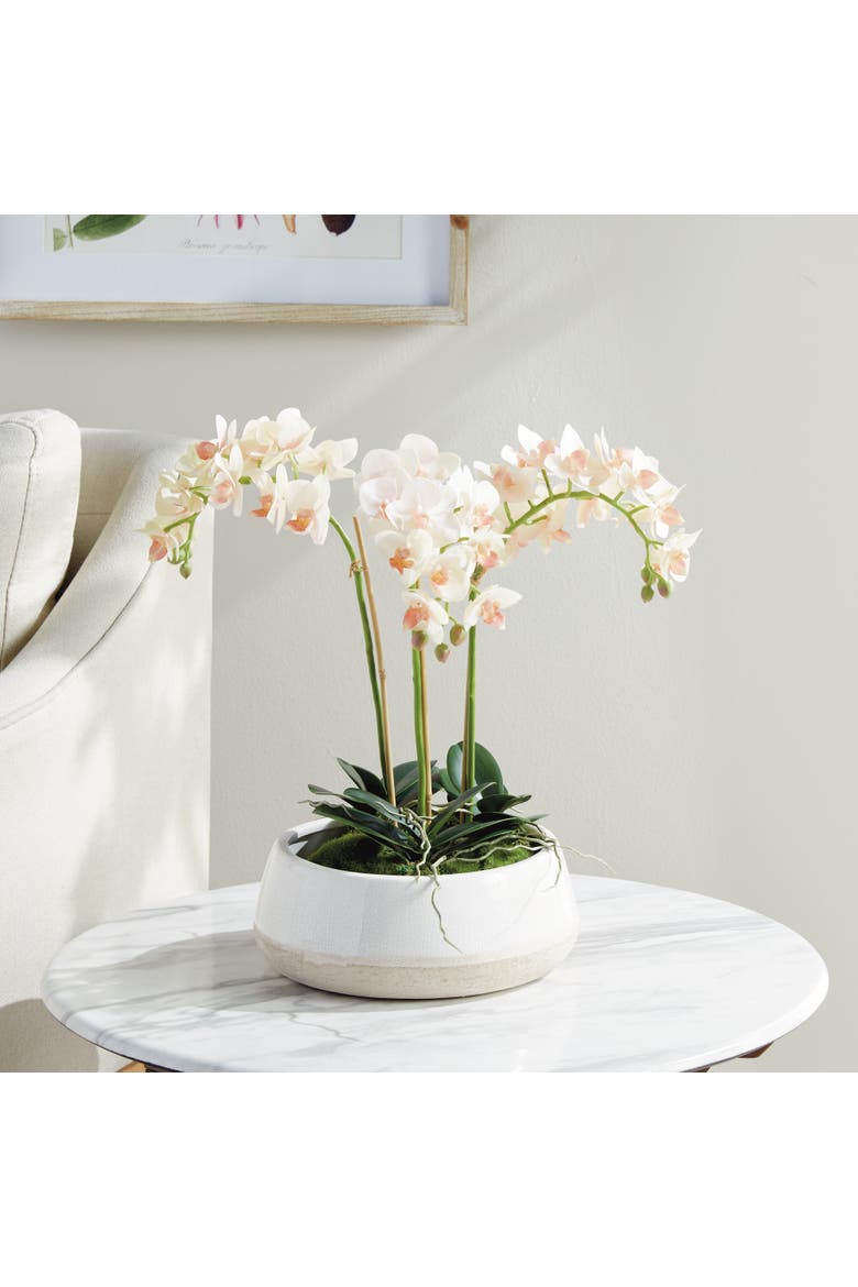 Phalaenopsis Mini Garden Artificial Plant Drop-In, Alternate, color, Pink