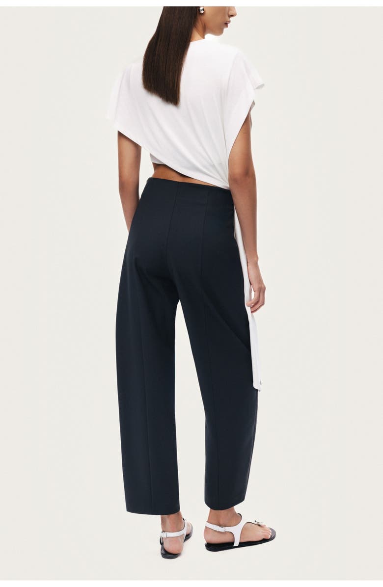 Nocturne Tailored Straight-Leg Pants, Alternate, color, Black