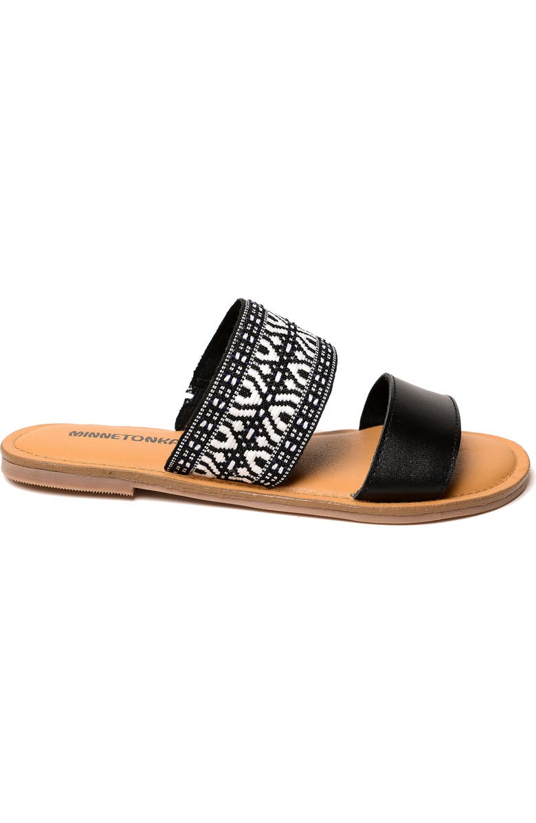 Minnetonka Franky Slide Sandal, Alternate, color,