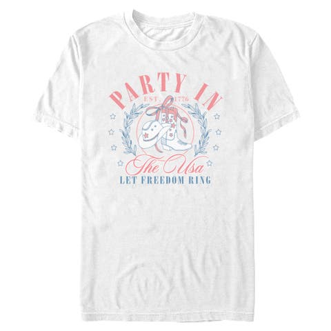 Men's Lost Gods USA Let Freedom Ring  Graphic T-Shirt