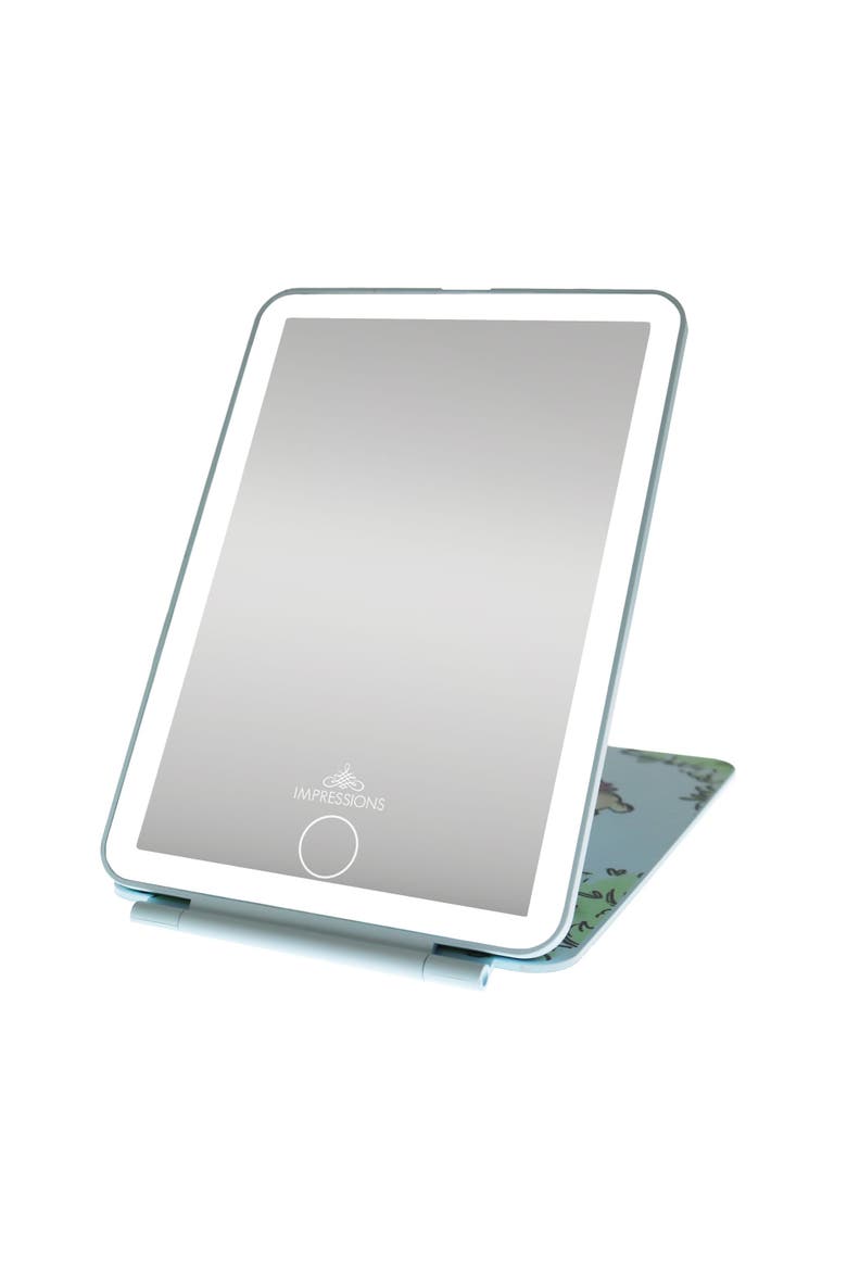 Disney Winnie the Pooh "Classic Swing" Touch Pad Mini LED Makeup Mirror, Alternate, color, Blue