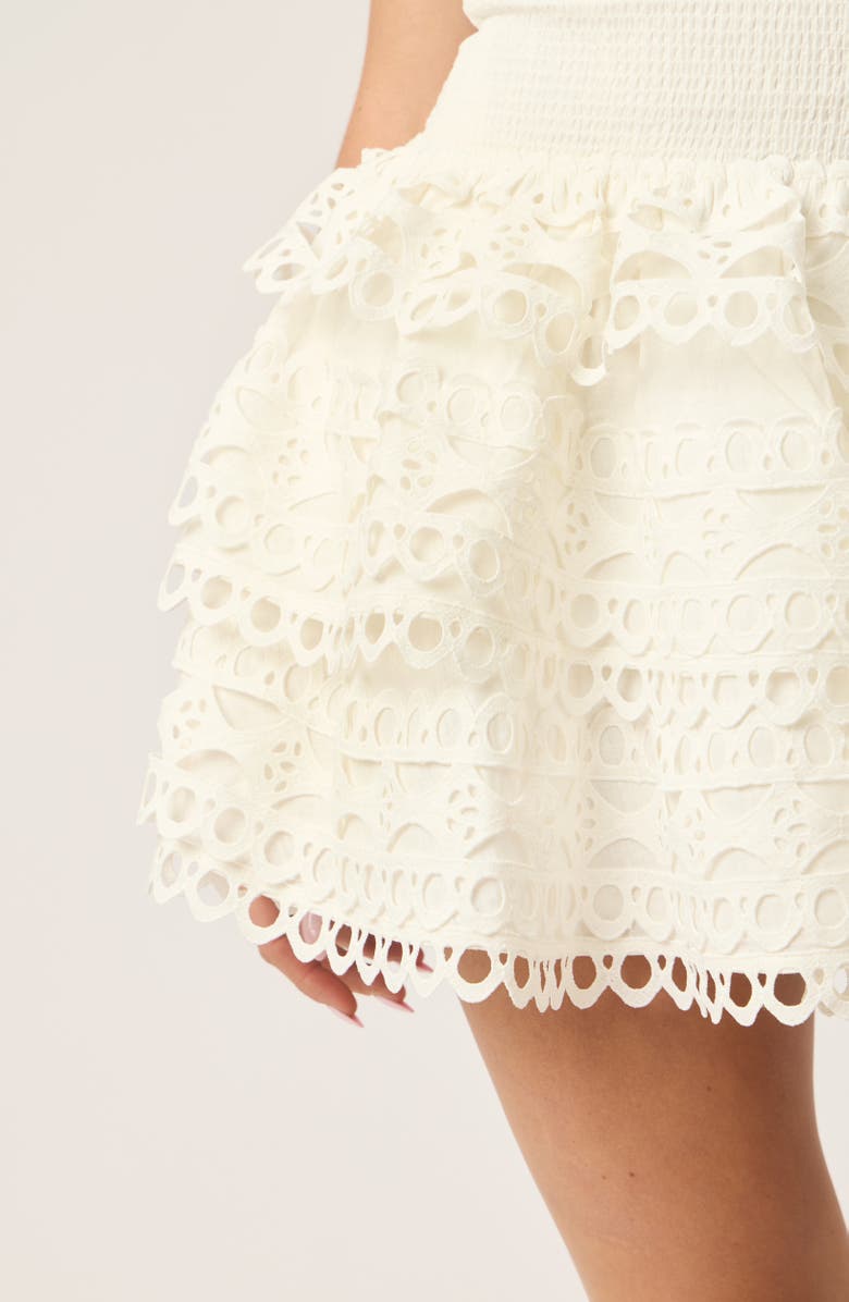 BTB Los Angeles JESSA TRIM DRESS, Alternate, color, White