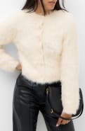 M&S Hairy Faux Fur Cardigan