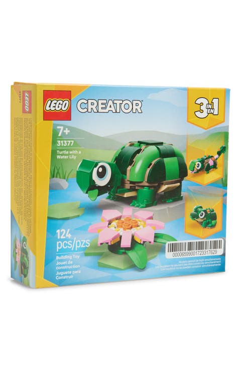 7+ Creator 3-in-1 Turtle with a Water Lily Flower