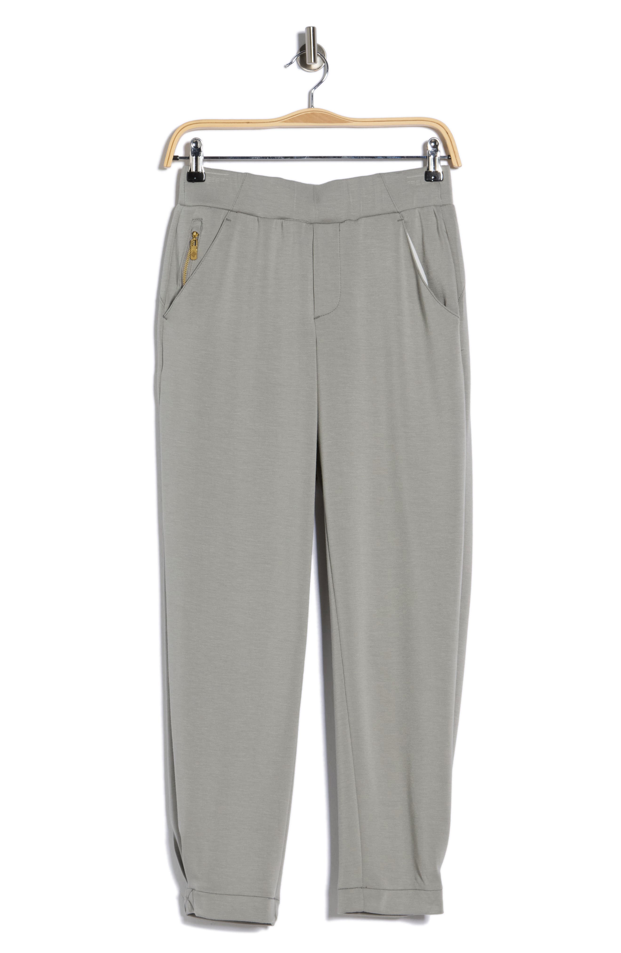 Democracy 'Ab'leisure High Waisted Pleated Hem Joggers