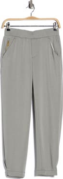 Democracy 'Ab'leisure High Waisted Pleated Hem Joggers