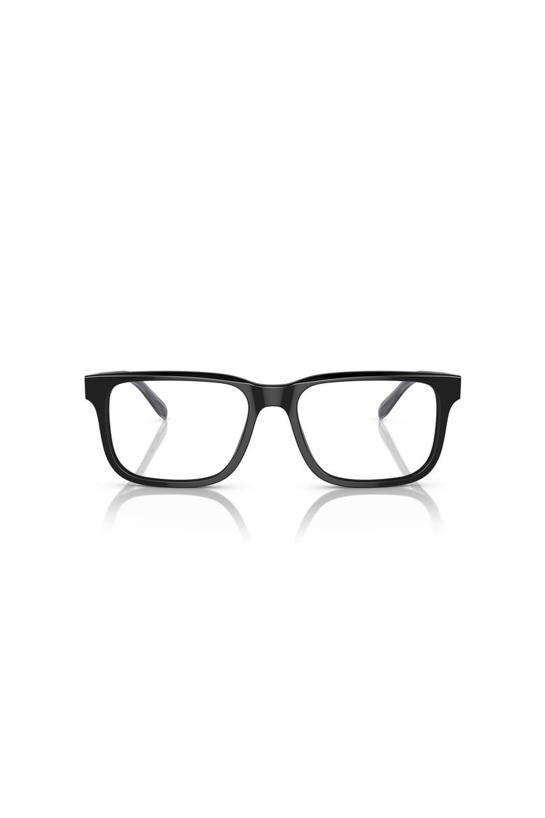 53mm Rectangle optical glasses, Alternate, color, Black