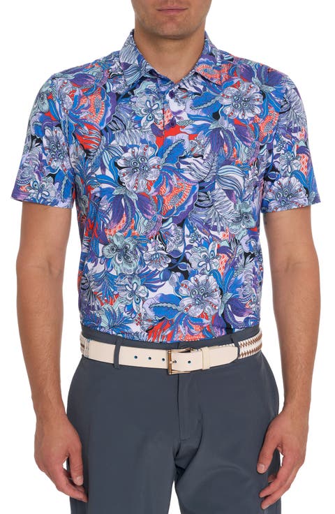 Roxberry Floral Performance Polo