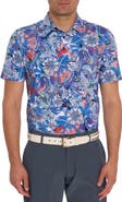 Robert Graham Roxberry Floral Performance Polo