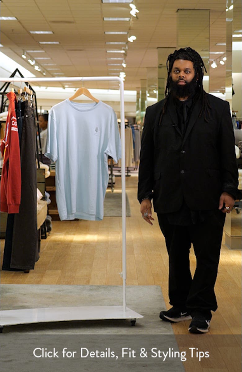 Coastal Scenery Cotton Graphic T-Shirt, sales video thumbnail