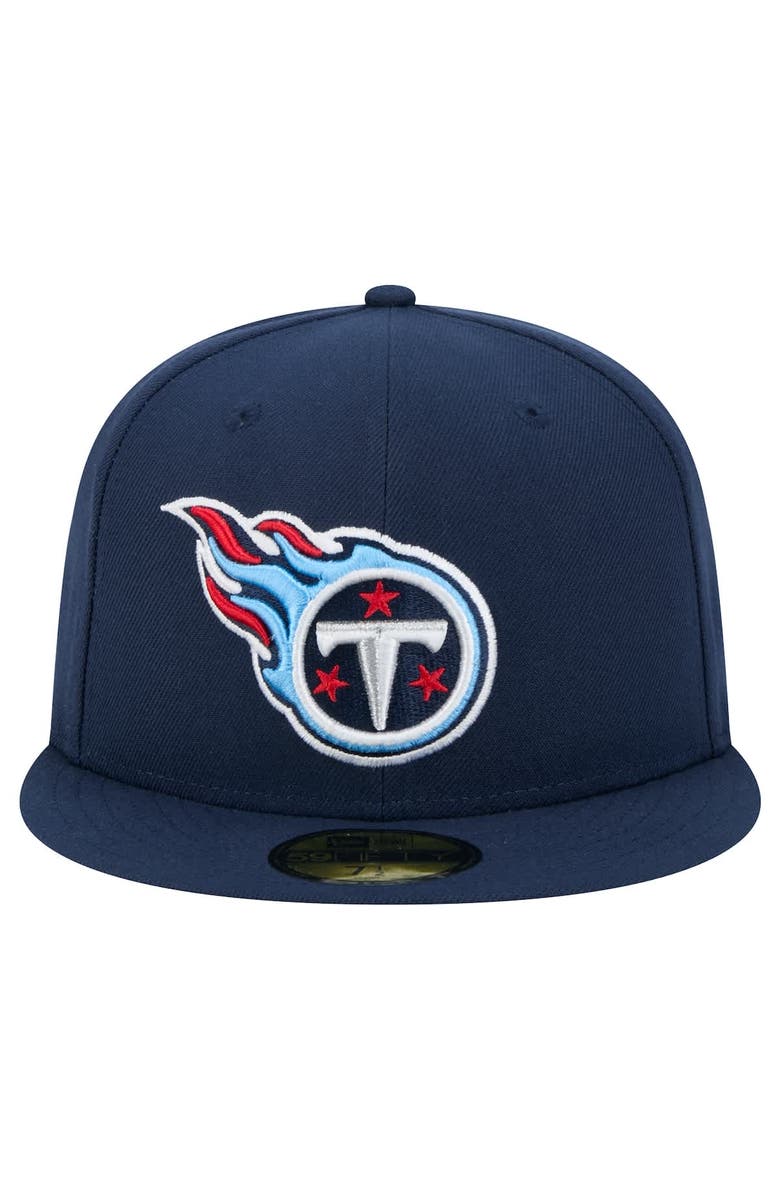 New Era Men's New Era Navy Tennessee Titans Main 59FIFTY Fitted Hat, Alternate, color, Navy