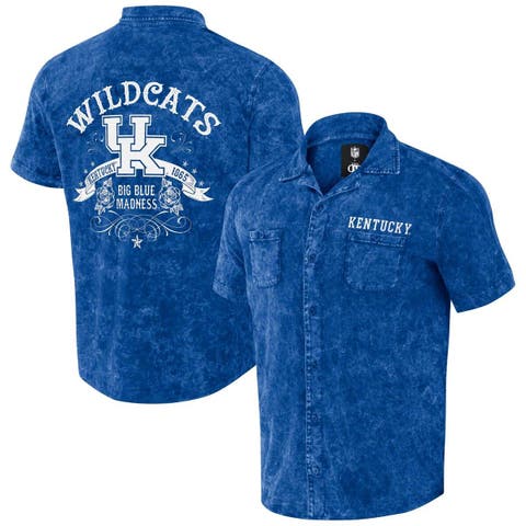 Men's Darius Rucker Collection by Fanatics  Royal Kentucky Wildcats Team Color Button-Up Shirt