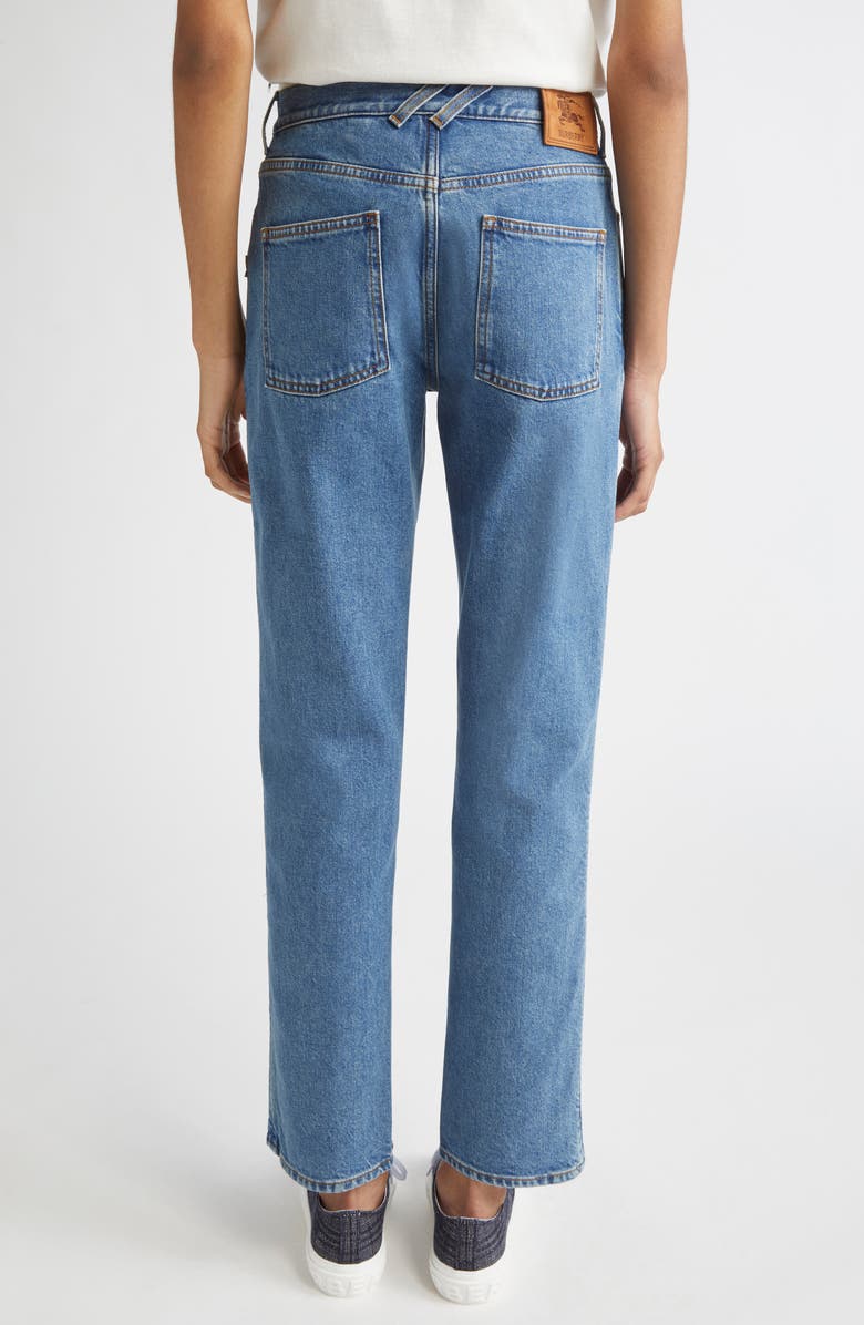Burberry Baby Bootcut Jeans, Alternate, color, Mid Blue