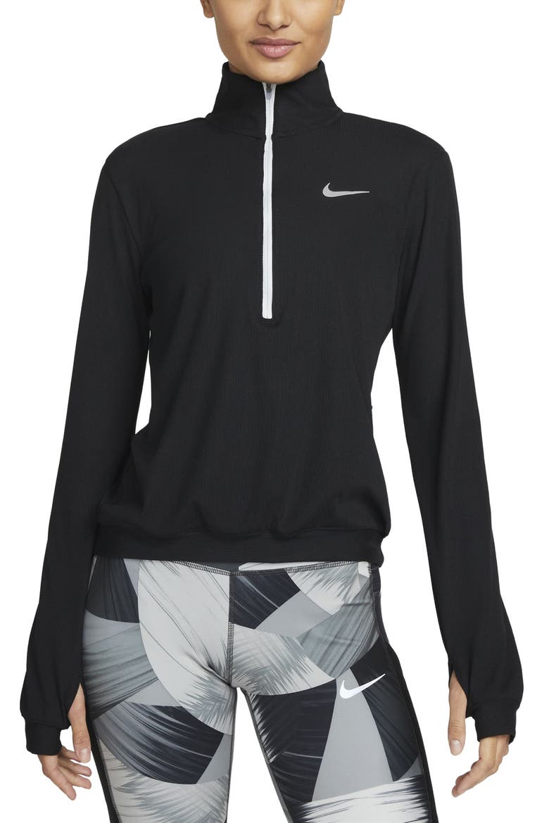 Element Half Zip Pullover, Main, color, BLACK/ PURE PLATINUM