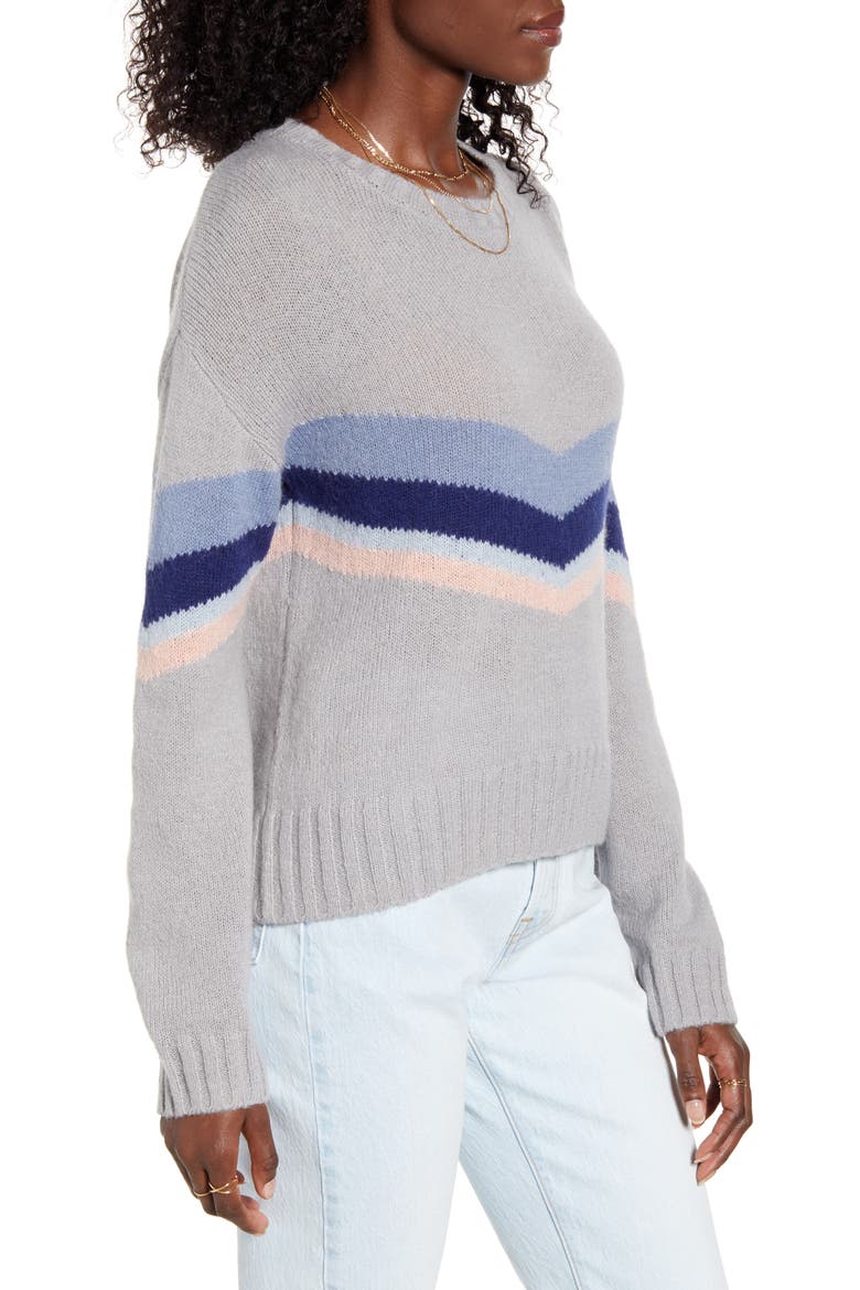 Perci Sweater, Alternate, color, LAKESIDE CHEVRON STRIPE
