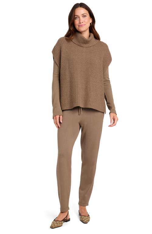 Splendid X Cellajaneblog Layering Sweater In Brown