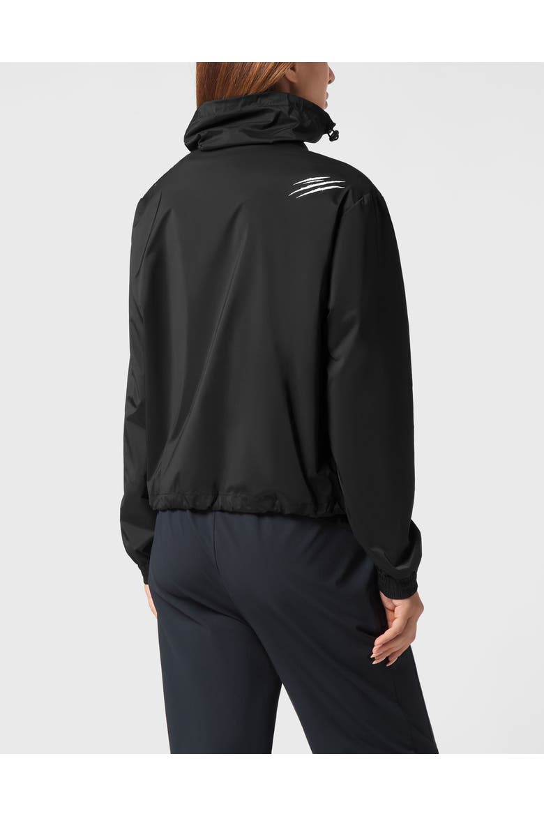 Cropped Windbreaker Ls Scratch Women, Alternate, color, black