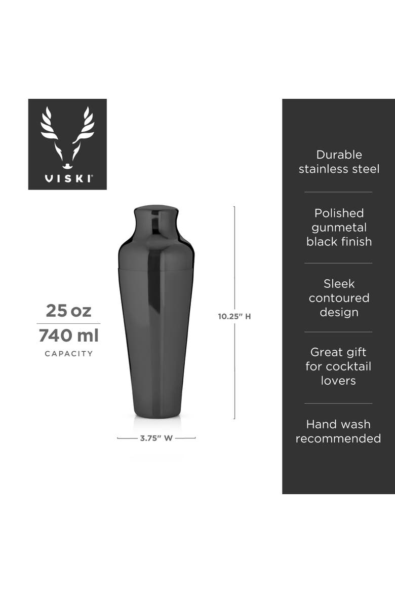 Parisian Cocktail Shaker, Alternate, color, Warren