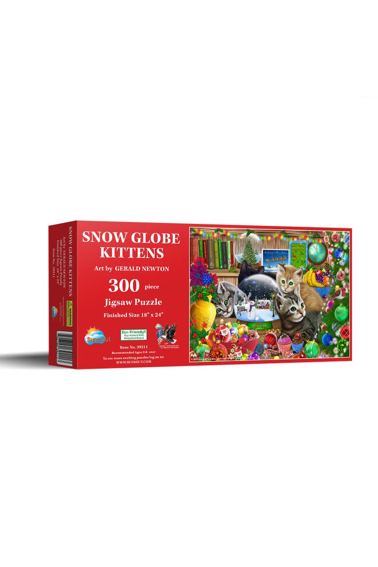 Snow globe Kittens 300 piece Jigsaw Puzzle for Adults, Main, color, Multicolor