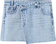 MANGO TEEN Crossover Denim Miniskort