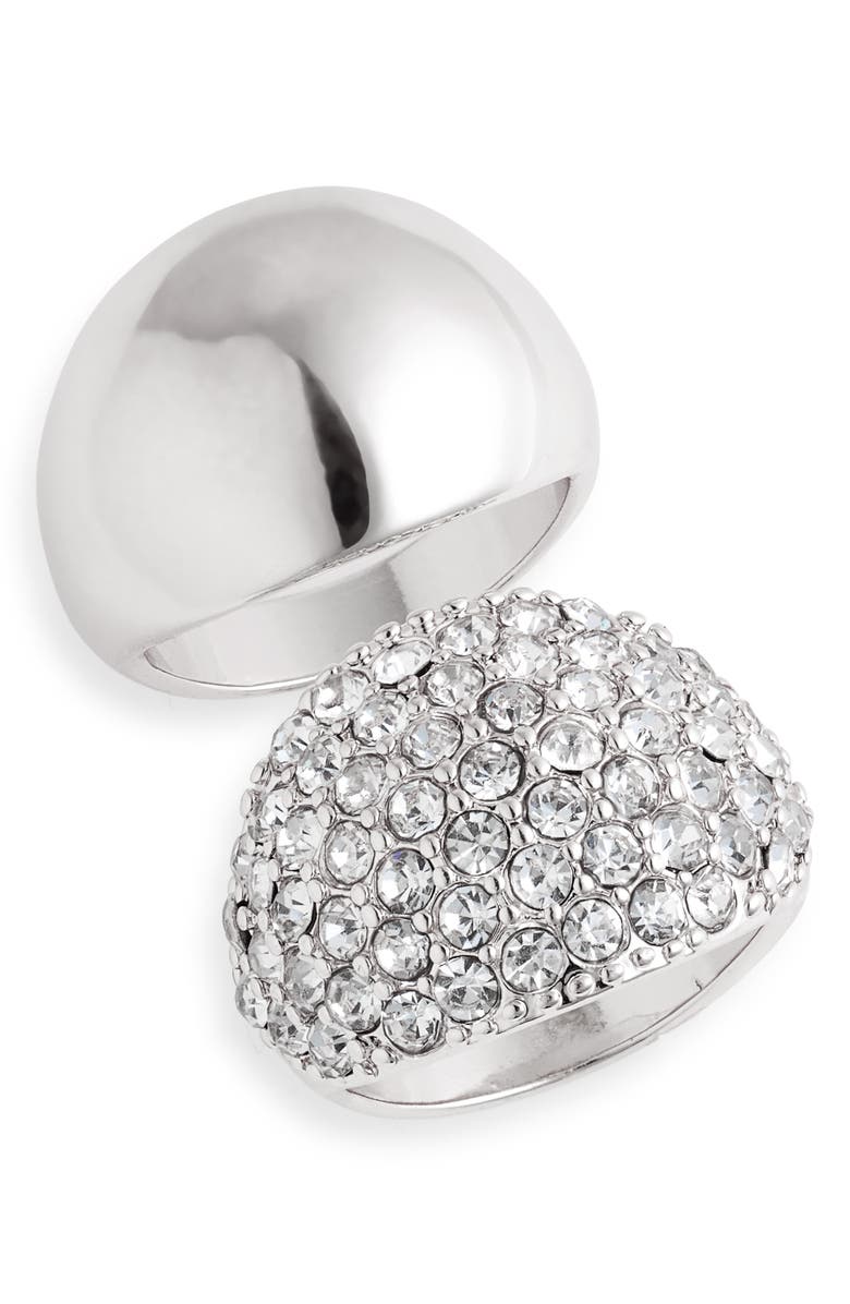 Open Edit Set of 2 Domed Rings, Main, color,