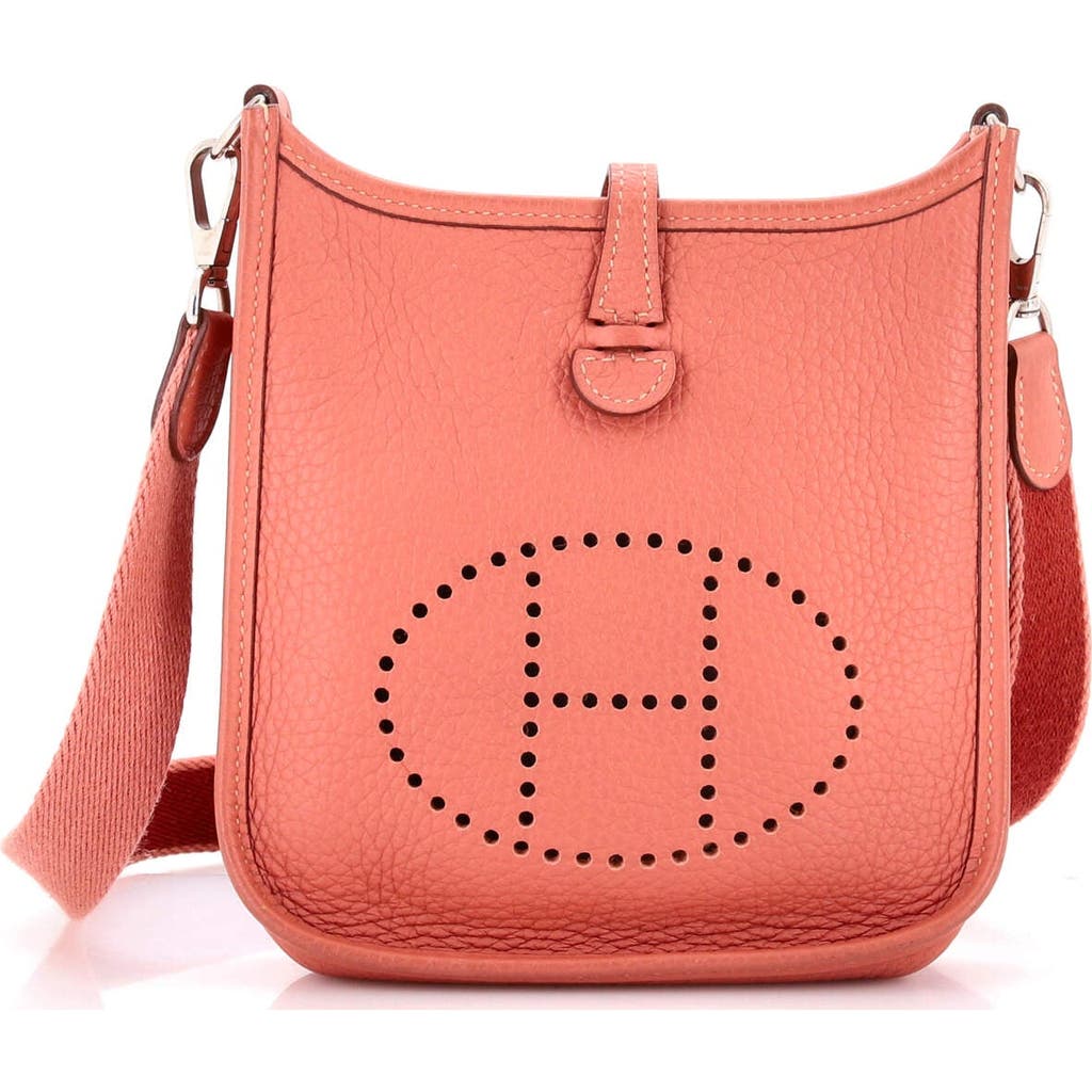 Pre-owned Hermes Hermes Evelyne Bag Gen Iii Clemence Tpm In Pink