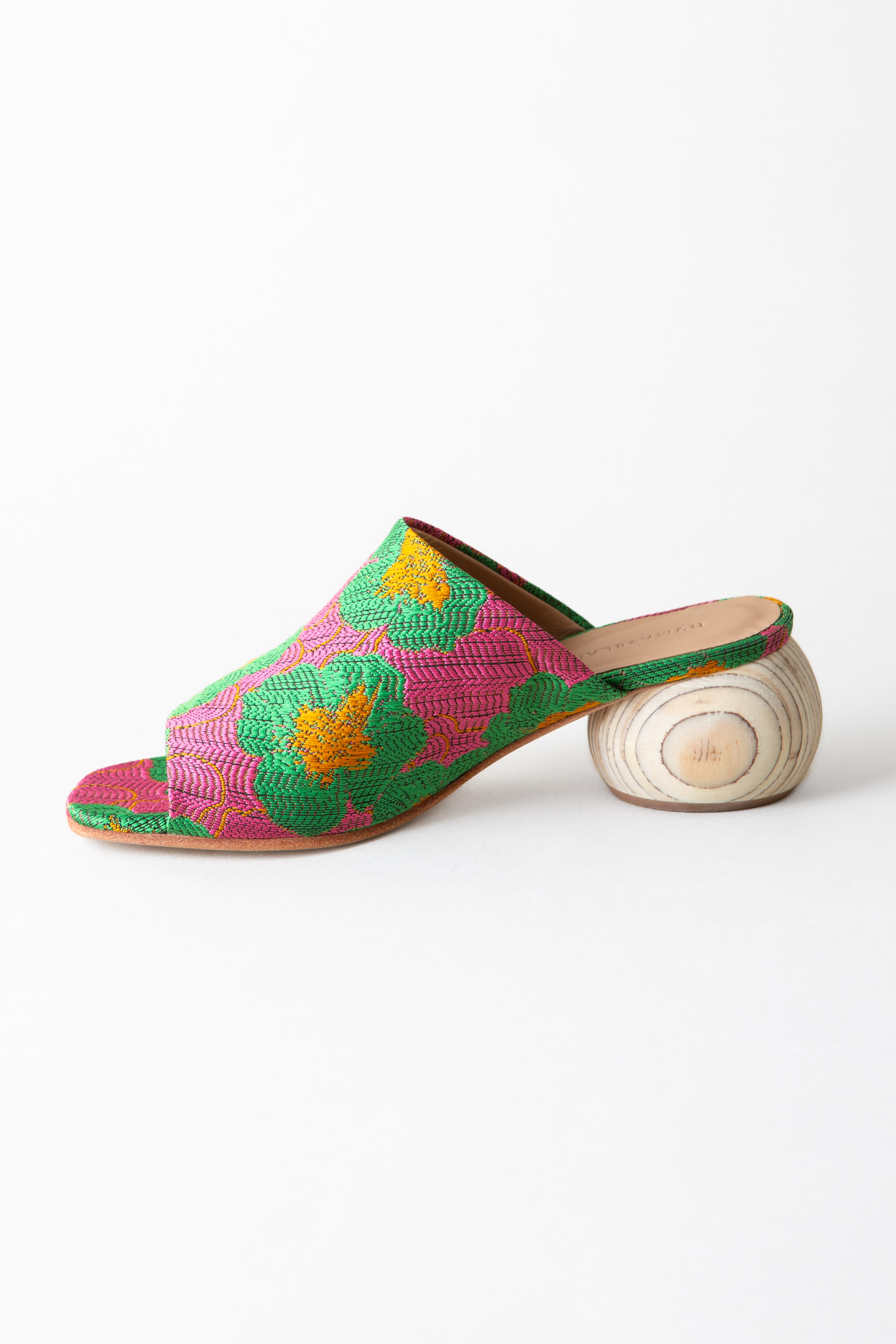 Huma Blanco Milla Woven Textile Slide Sandal, Alternate, color, Floral