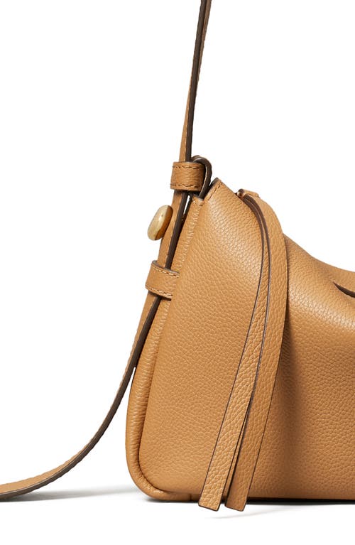 Tory Burch Small Romy Leather Shoulder Bag In Brown