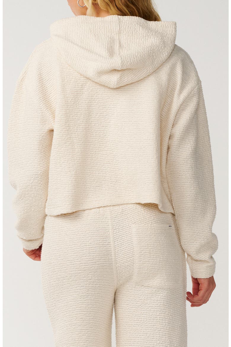 Cala Nights Textured Hoodie, Alternate, color, NATURAL