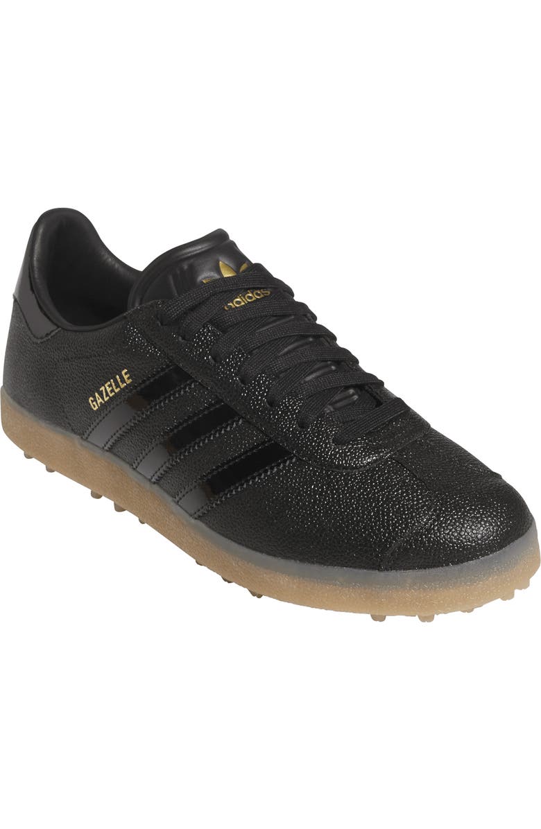 adidas Gazelle Golf Sneaker, Main, color, Core Black/ Black/ Gum