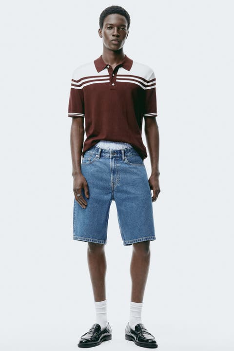 Relaxed Fit Denim Shorts