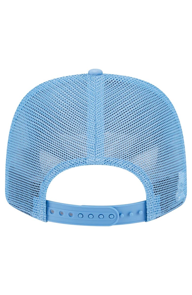 New Era Men's New Era Carolina Blue North Carolina Tar Heels Primary 9SEVENTY Trucker Stretch-Snap Hat, Alternate, color, 