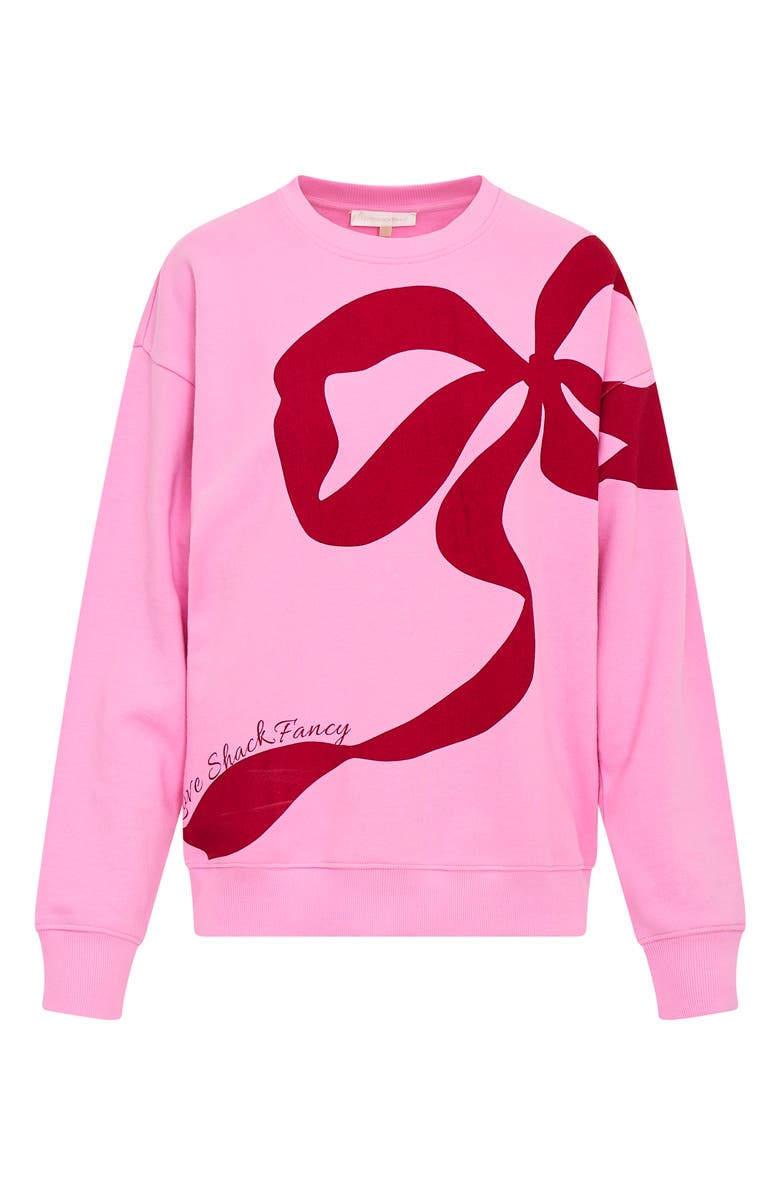 LoveShackFancy Palo Cotton Sweatshirt, Alternate, color, 