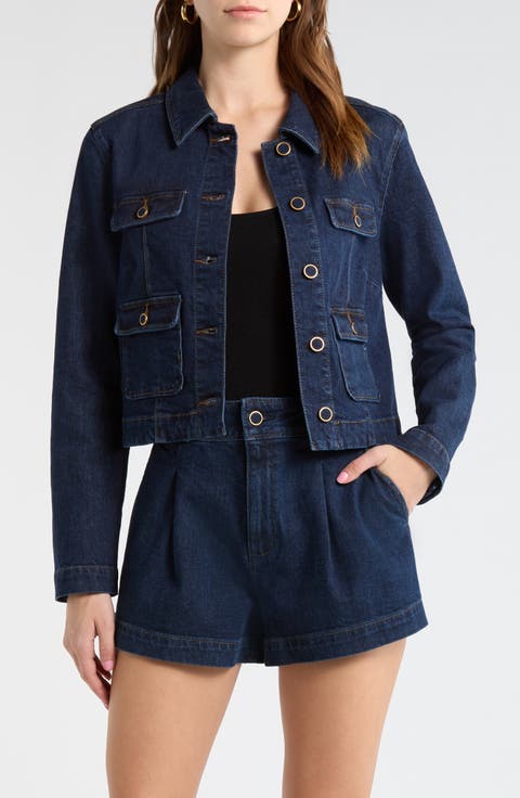 Lydia Stretch Denim Jacket (Ballast)