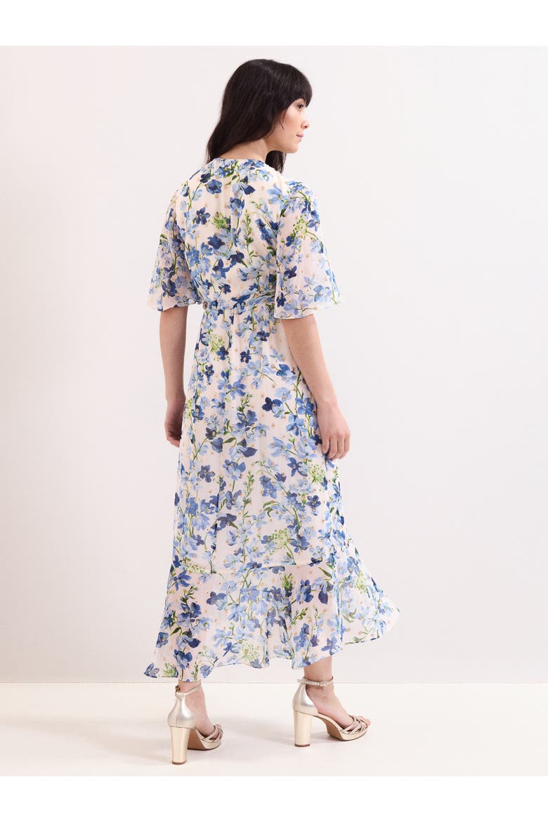 Juliette Midi Wrap Dress, Alternate, color, Cream