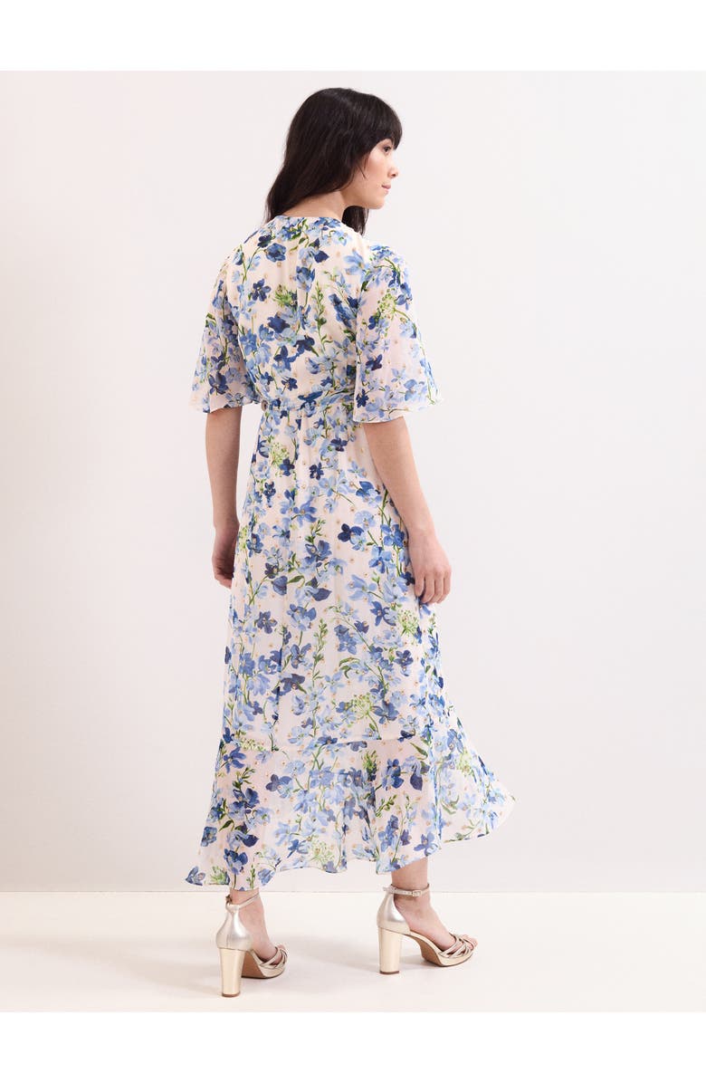 Phase Eight Juliette Floral Midi Dress, Alternate, color, Cream
