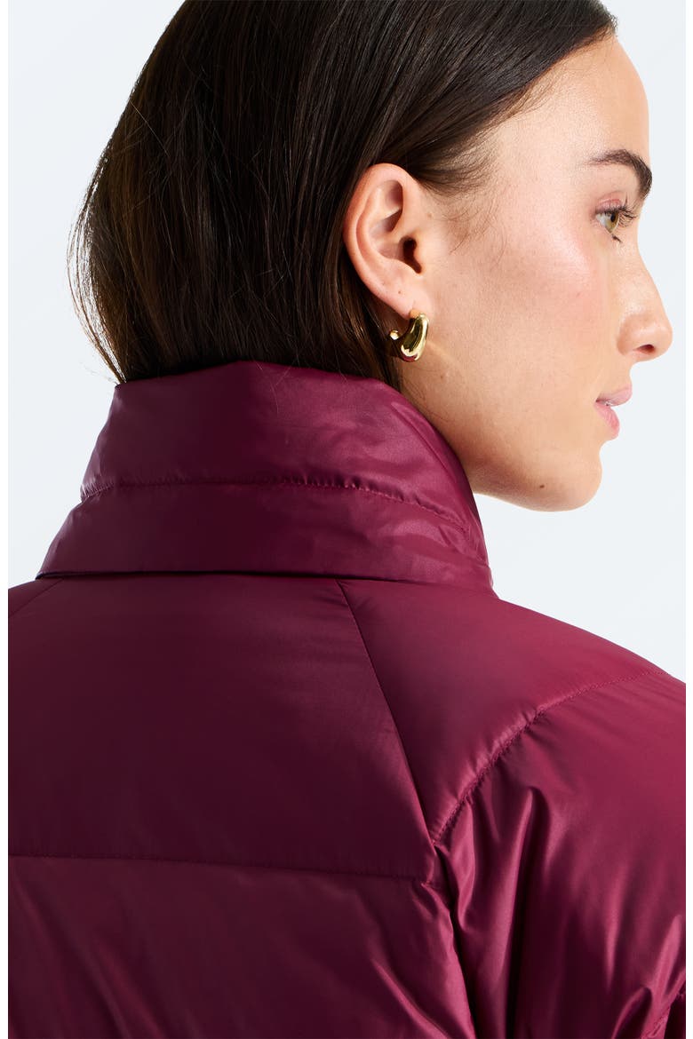 Hydrenalite™ Water Repellent 600 Fill Power Down Hooded Parka, Alternate, color, BURGUNDY CRUSH