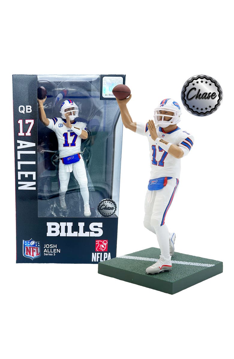 IMPORTS DRAGON Josh Allen (Buffalo Bills) CHASE Imports Dragon NFL 6" Figure Series 3, Main, color,