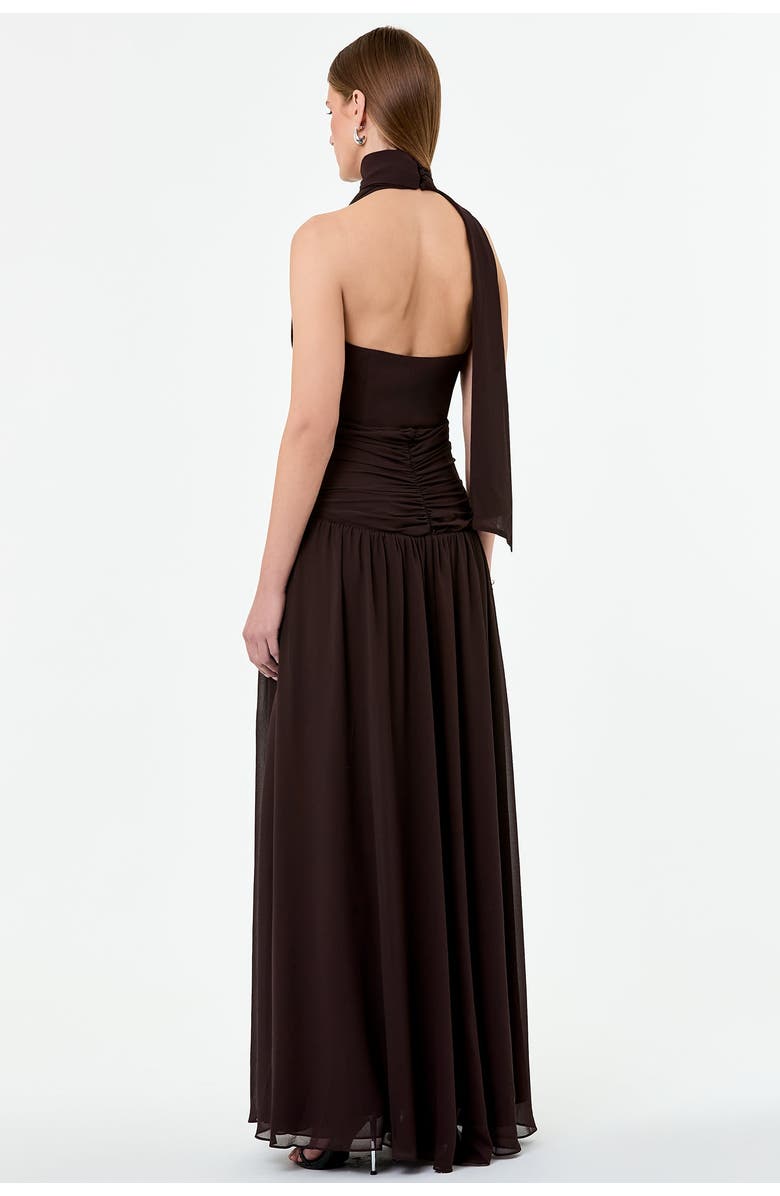 NICHOLAS Arella Dress, Alternate, color, Mocha