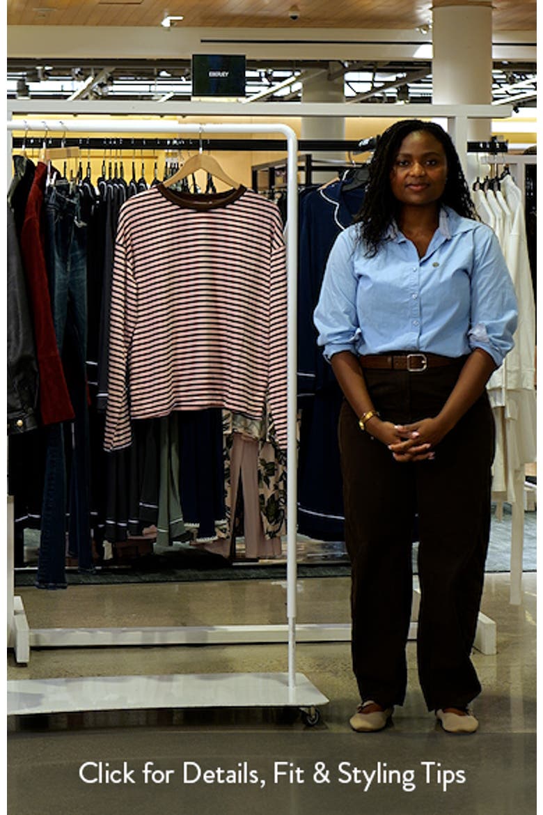 Settle Down Stripe Oversize T-Shirt video
