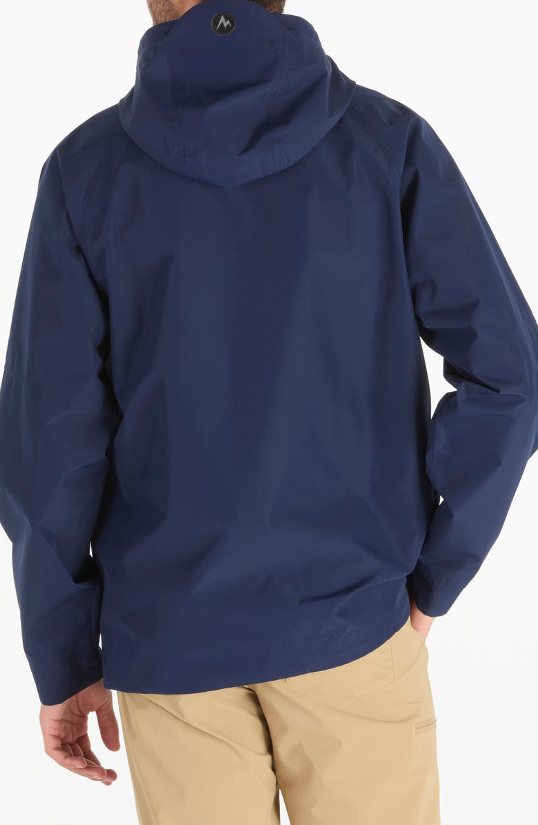 Marmot Cascade Waterproof Hooded Jacket, Alternate, color, Arctic Navy
