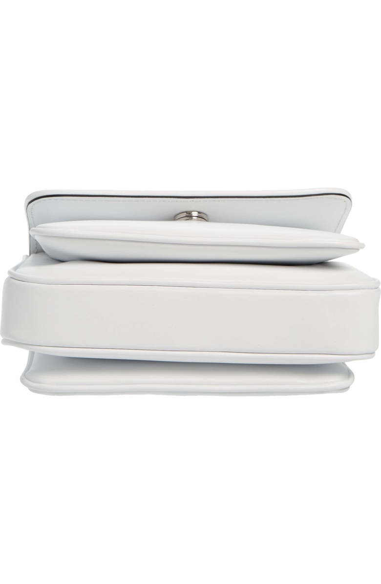 Moschino Knotted Strap Leather Shoulder Bag, Alternate, color,