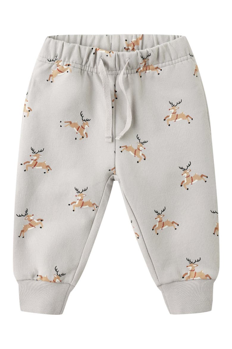 Kids' Relaxed Fleece Sweatpants, Main, color, REINDEER