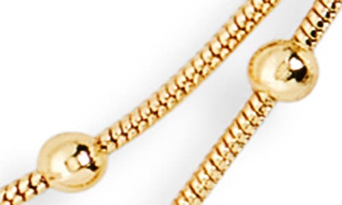Nordstrom Rack Demi-fine Dot Chain Y-necklace In Brown