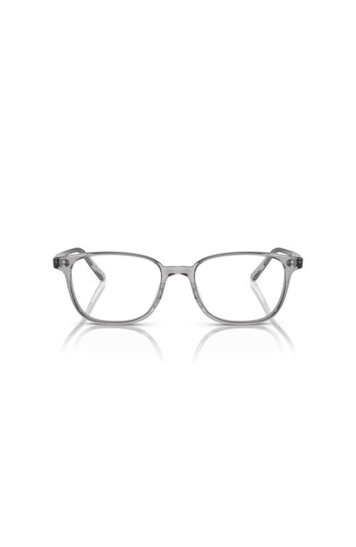 Oliver Peoples 51mm Square Optical Glasses In Gray