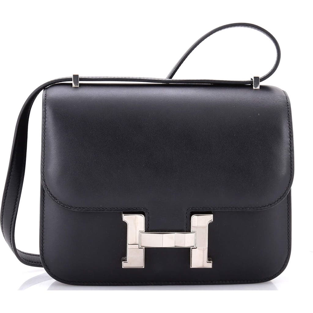 Pre-owned Hermes Hermes Studio Disco Constance Bag Monsieur 18 In Black
